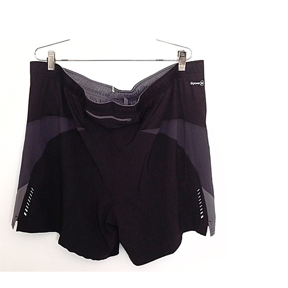 New Russell Active Shorts Black Gray, W/ Briefs - Picture 2 of 6